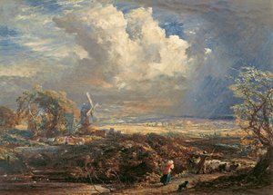 Summer Storm near Pulborough, Sussex by Samuel Palmer